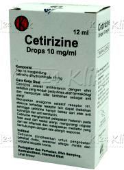 Harga Cetirizine obat larut - Drop