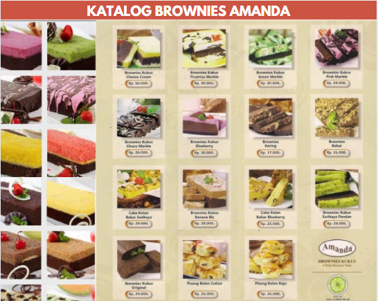 katalog brownies amanda terbaru 2022