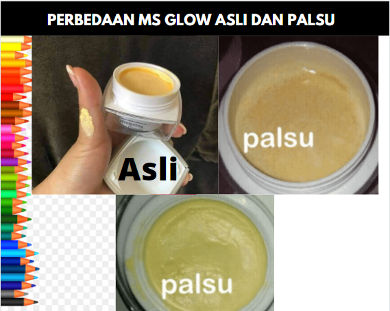Perbedaan MS Glow Asli dan Palsu