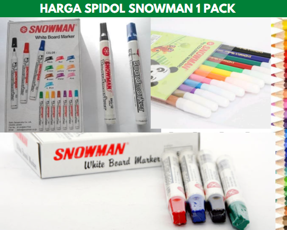 Harga Spidol Snowman 1 Pack